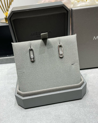 [Stellar Jewelry]MOVE UNO SMALL 1 DIAMOND EARRINGS