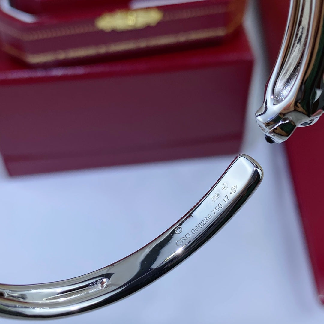 [Stellar Jewelry]PANTHERE SILVER OPEN BRACELET