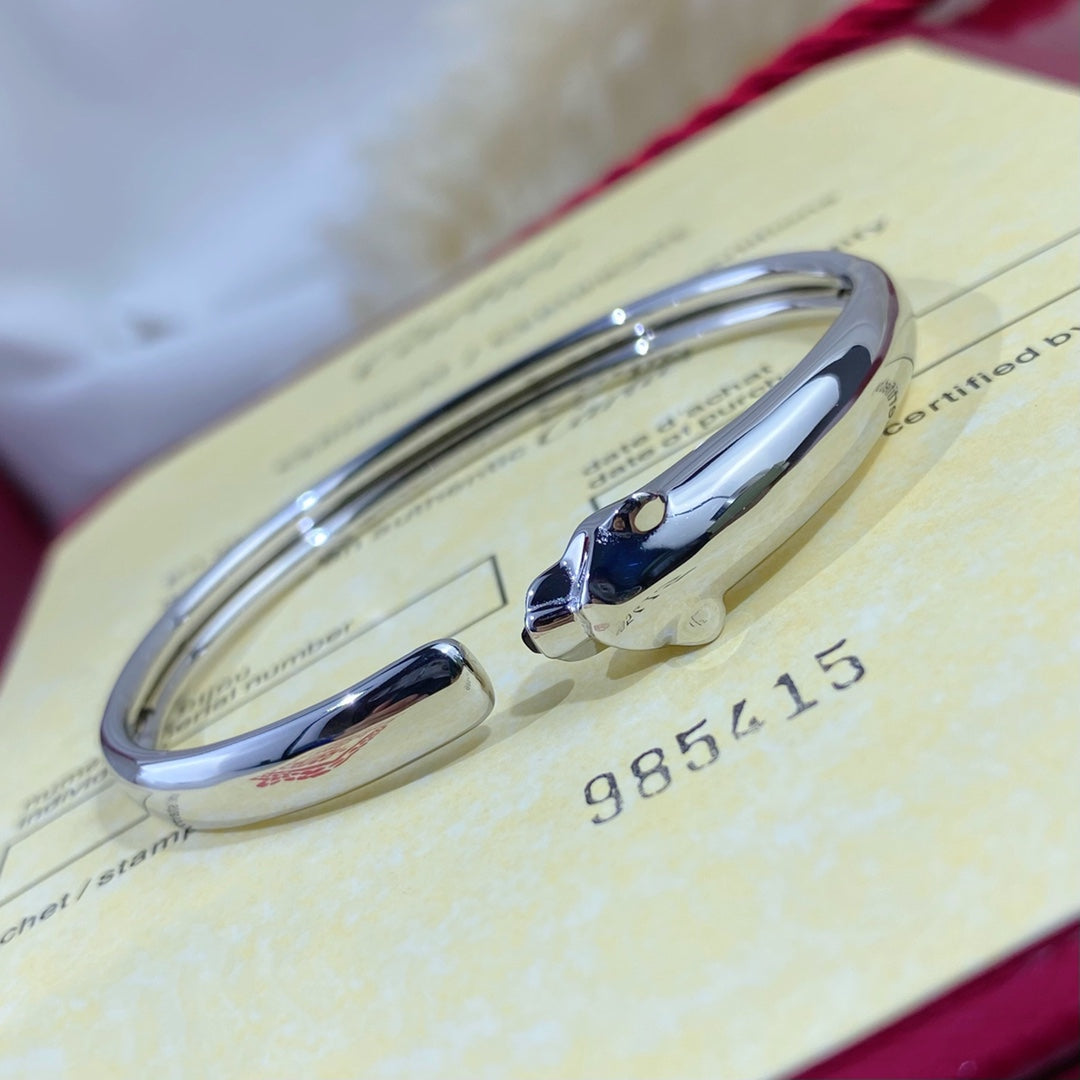 [Stellar Jewelry]PANTHERE SILVER OPEN BRACELET
