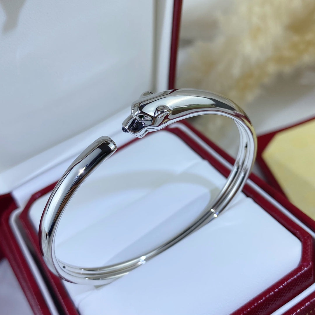 [Stellar Jewelry]PANTHERE SILVER OPEN BRACELET