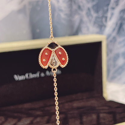 [Stellar Jewelry]LUCKY SPRING 1 MOTIF PINK GOLD BRACELET
