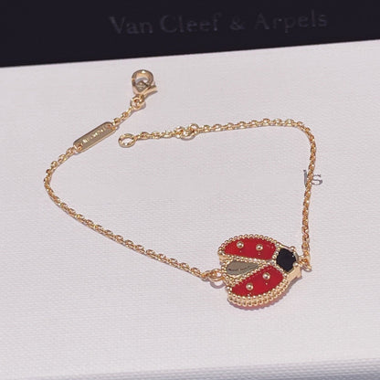 [Stellar Jewelry]LUCKY SPRING 1 MOTIF PINK GOLD BRACELET