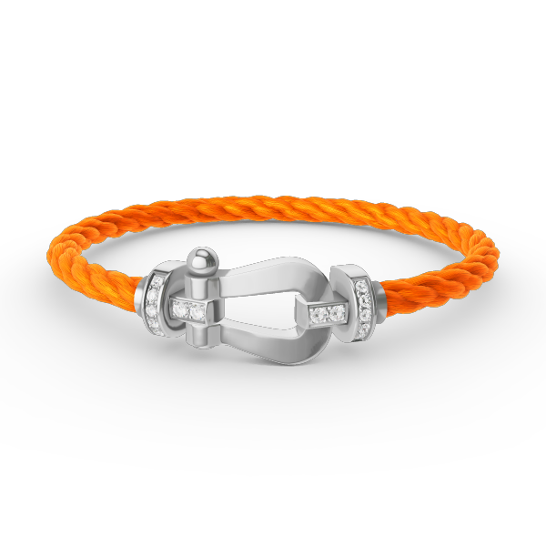 [Stellar Jewelry]FORCE LARGE HORSESHOE HALF DIAMOND BRACELET SILVER