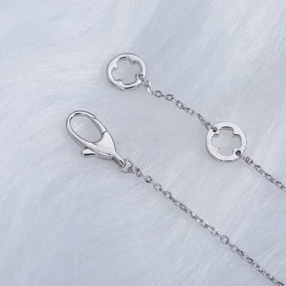 [Stellar Jewelry]FIOREVER NECKLACE DIAMOND CENTER